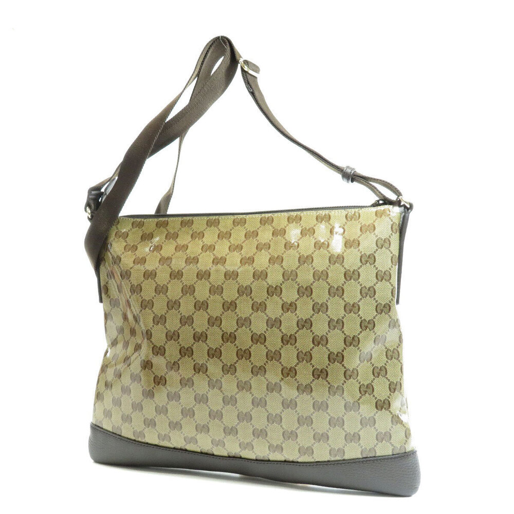 Gucci Crystal bag Brown Tote canvas GG Messenger Shoulder